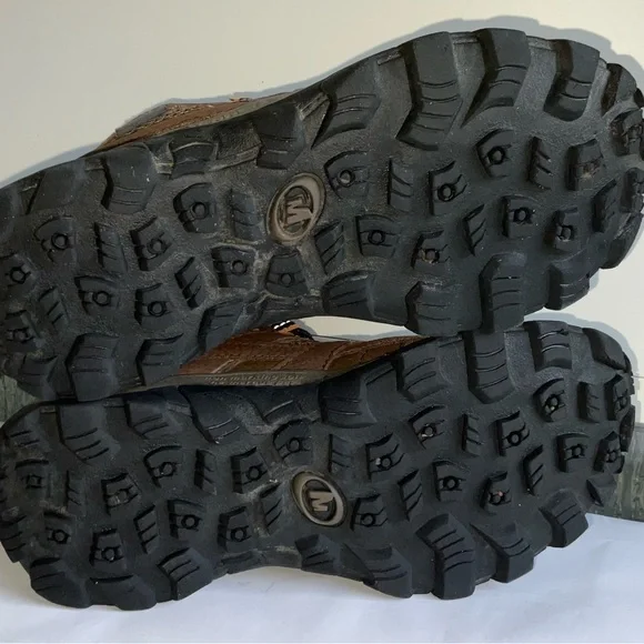 Merrell Boy's Moab 2 Mid Waterproof Boots Size 1 - Picture 7 of 10